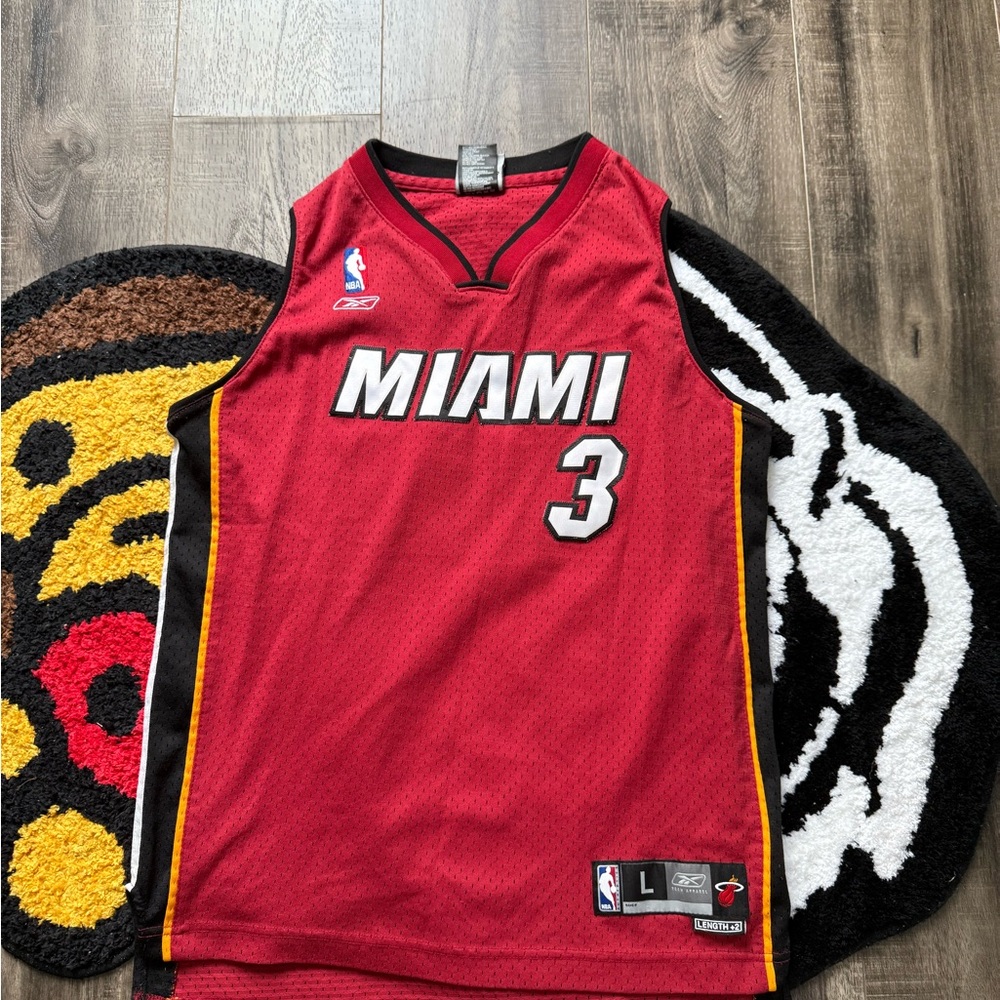Miami Heat Wade Youth Basketball Jersey